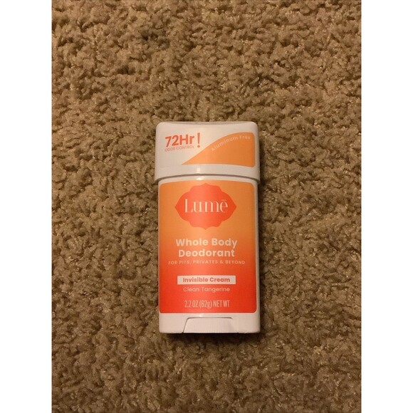 Lume Natural Whole Body Underarms Private Parts Deodorant Invisible Cream - Picture 1 of 2